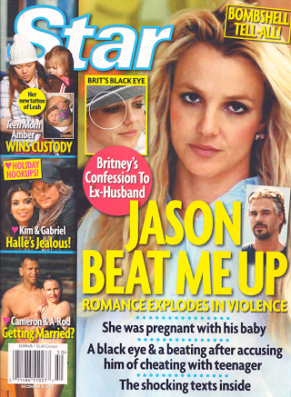 Illustration for article titled This Week In Tabloids: Britney's Boyfriend Beats Her